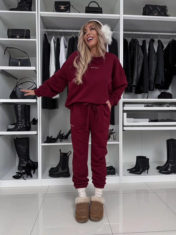 Dame tracksuit med en afslappet pasform og praktiske lommer