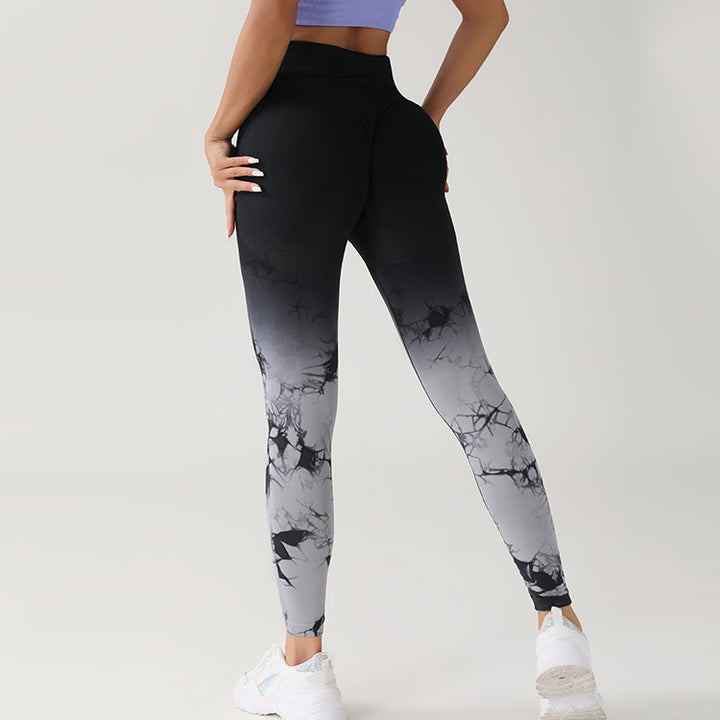 Dame Højfunktionelle Sportleggings med dynamisk Mønster Stilla