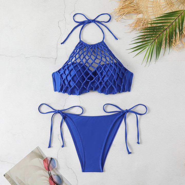 Dame Bikini-sæt med nettop og justerbare bånd Stilla