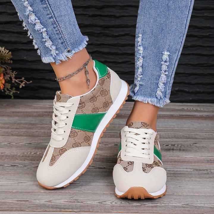 Dame Sneaker med trendy mønstervariation og sporty design Stilla