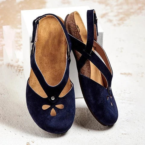 Dame Komfortable Slingback-sandaler med moderne Cut-Out-design og behagelig fodseng Stilla