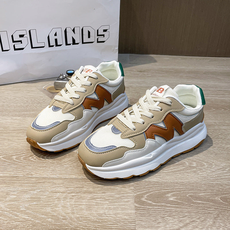Dame Sporty Sneakers med åndbar mesh-overflade og fleksibel sål Stilla