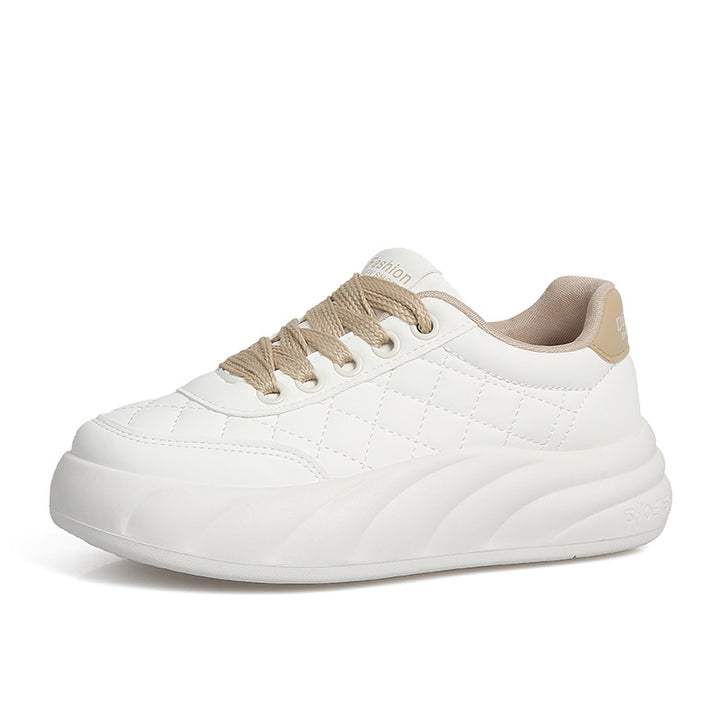 Dame Sneakers med polstret sål og quiltet design Stilla