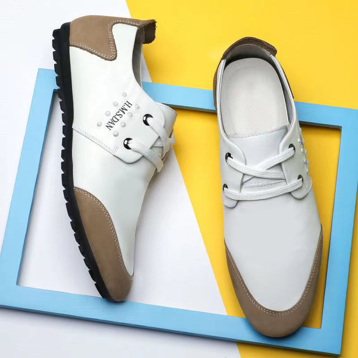 Herrer Sleek Casual Læder Sneakers med forbedret Komfort Stilla