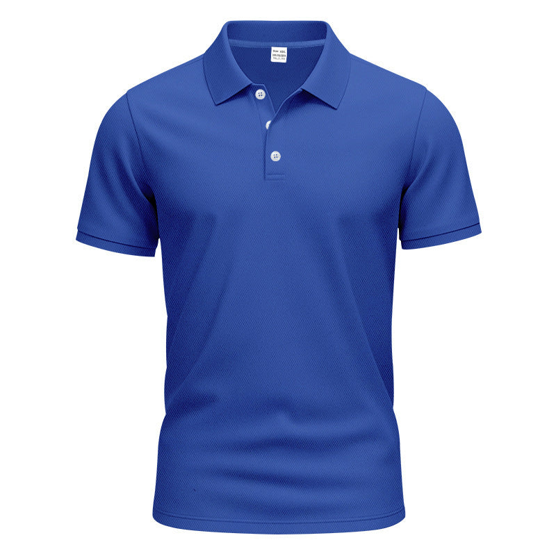 Herrer nan åndbart Piqué polo shirt kortærmet med knaplukning Skovae