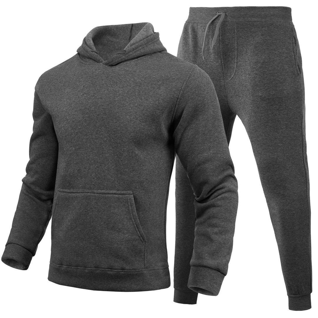 Kvinders sporty hoodie og jogger sæt lavet af højkvalitets bomuldsblanding Skovae