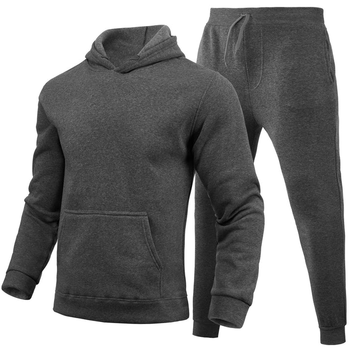 Kvinders sporty hoodie og jogger sæt lavet af højkvalitets bomuldsblanding Skovae