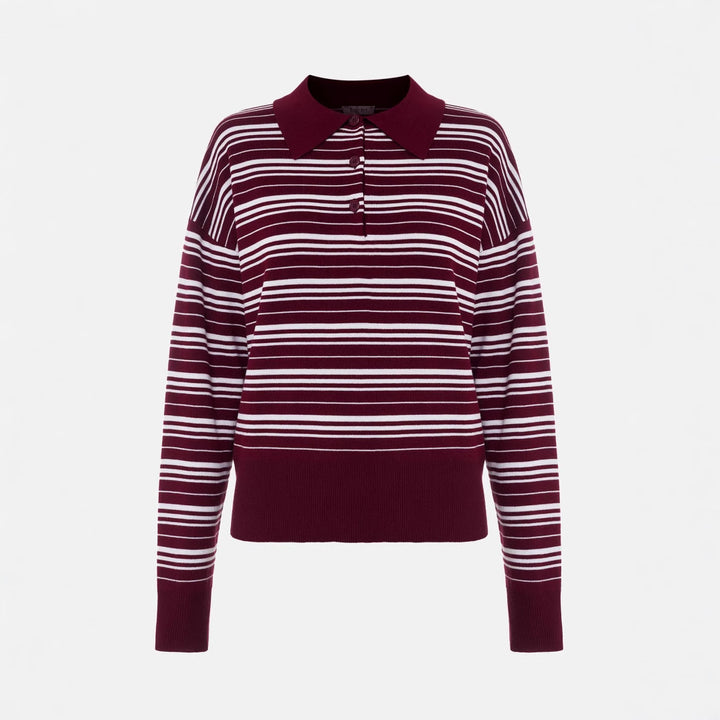 Kvinders striped cardigan med en afslappet pasform Stilla