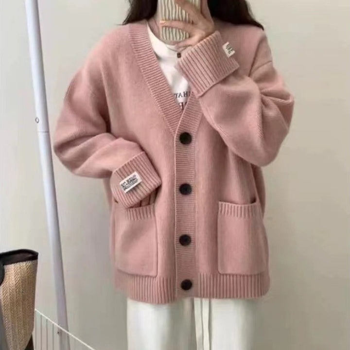 Kvindernes cardigan med en afslappet pasform og store lommer Stilla