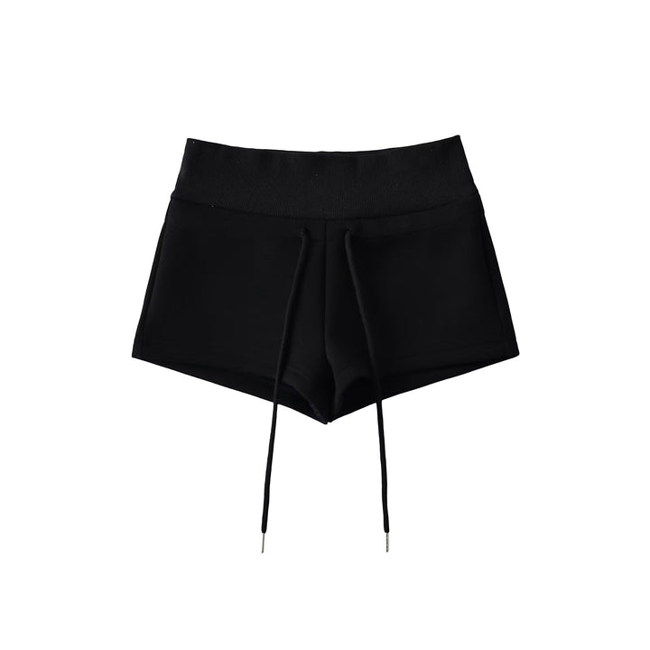 Dame Komfortable Sportshorts med høj talje og praktisk snoretræk Stilla