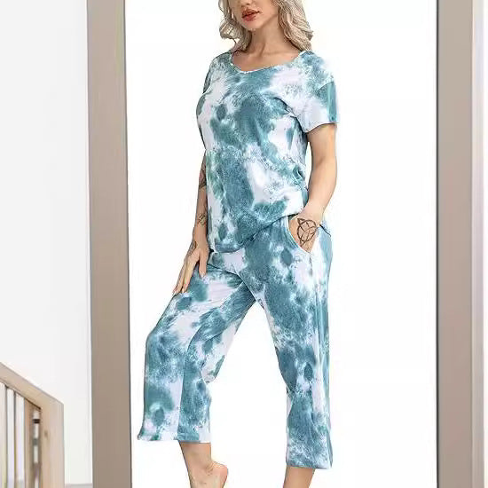 Dame pyjamasæt lavet af blødt og åndbart materiale Stilla
