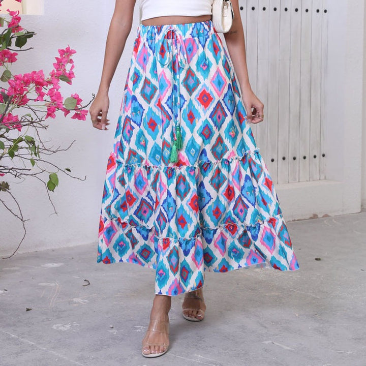 Dame Bohemian Lagdelt Maxi Stilla
