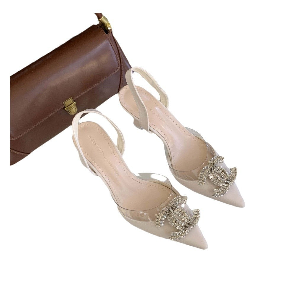 Dame Høj kvalitets Pumps med glitrende smykkedetalje og elegant design Stilla