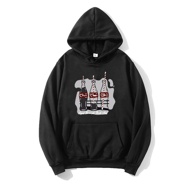 Dame hoodie med legende Coca-Cola flaske motiv Skovae