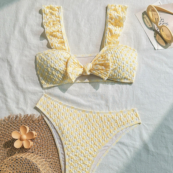 Femme Rüschen Sløjfer-Bikini Sæt Stilla