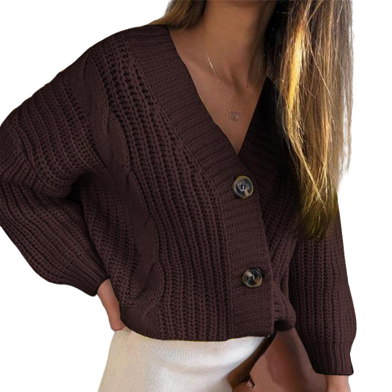 Dame strikjakke i trendy oversized stil Stilla