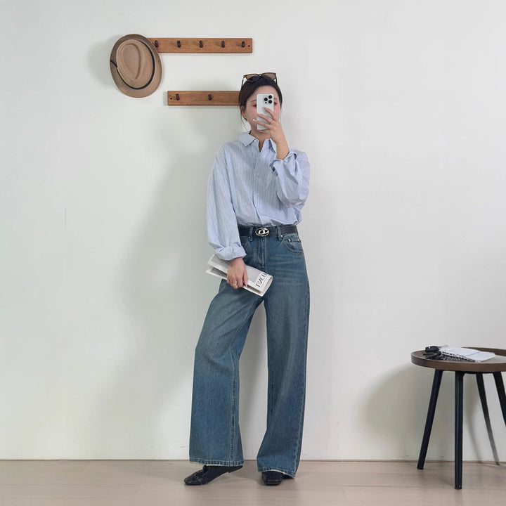 Dame Vidde Denim-Bukser Stilla