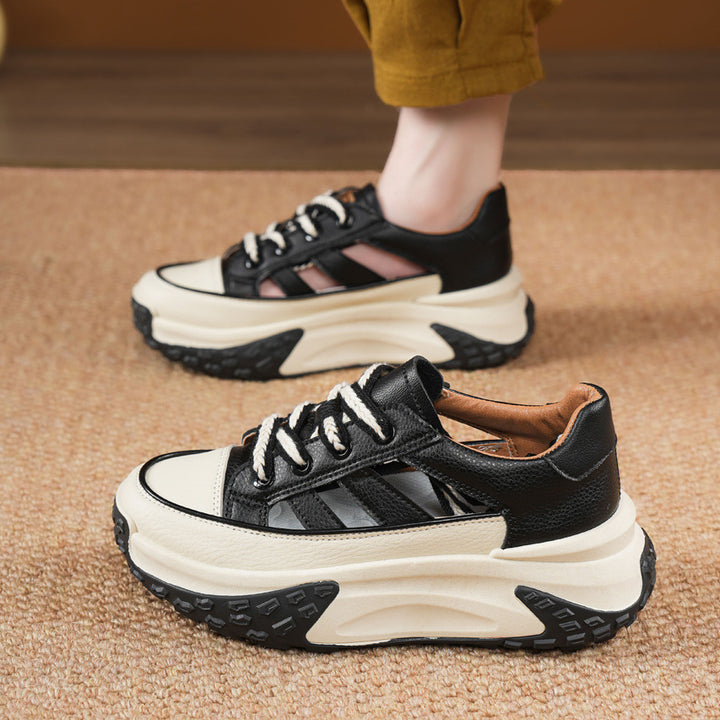 Dame Chunky Sneakers med luftgennemtrængeligt overmateriale og behagelig dæmpning Stilla