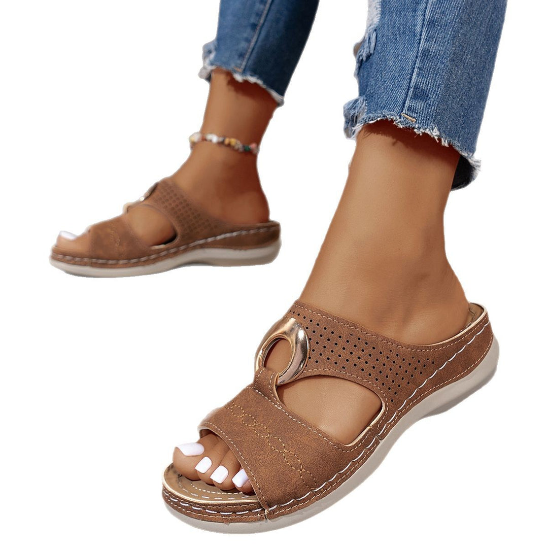 Dame Komfortable og stilfulde sandaler med fashionable detalje Stilla