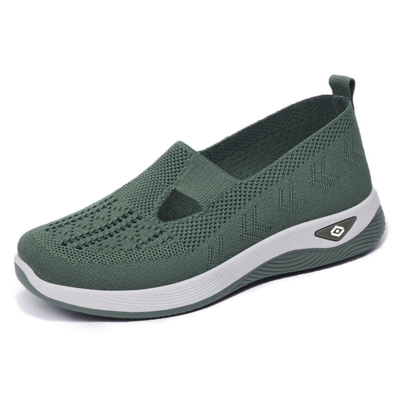 Dame Let Sneaker med åndbart strikdesign Stilla