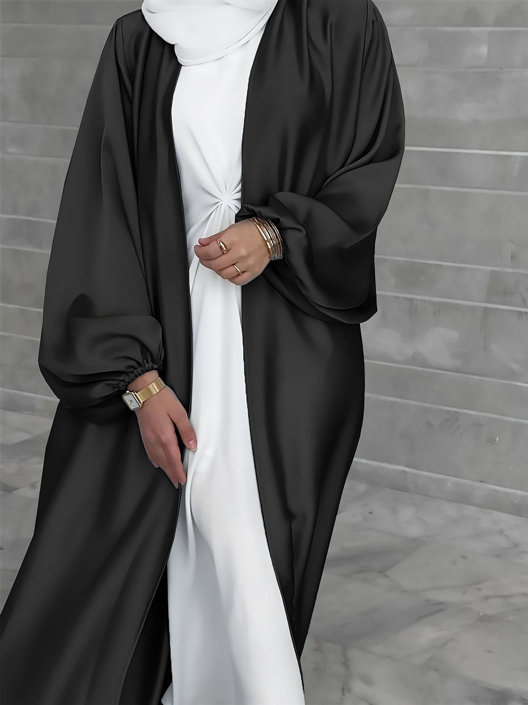 Dame elegant Kimono-Style overtræk Stilla