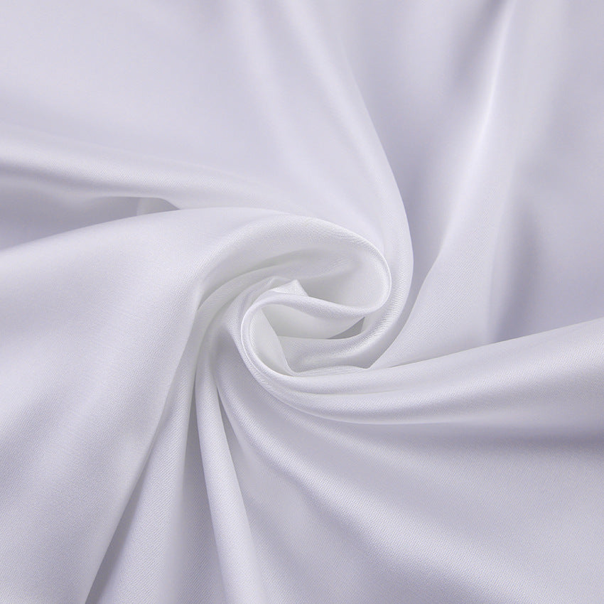 Dame elegant bluse med smart indpakningsdesign og brede ærmer Stilla