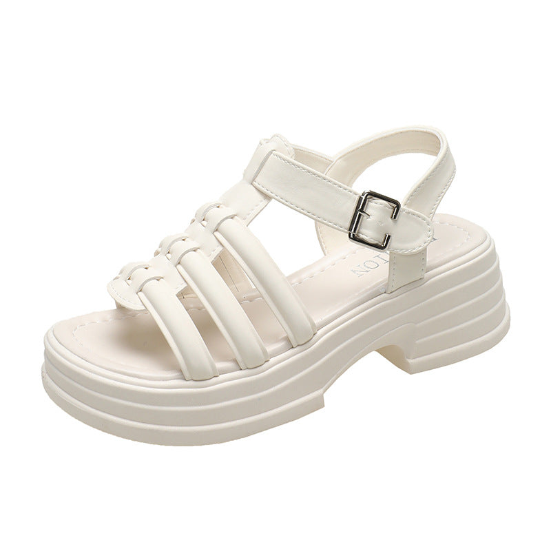 Dame Chunky Platform Rem Sandaler Stilla