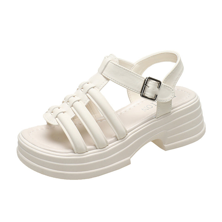 Dame Chunky Platform Rem Sandaler Stilla