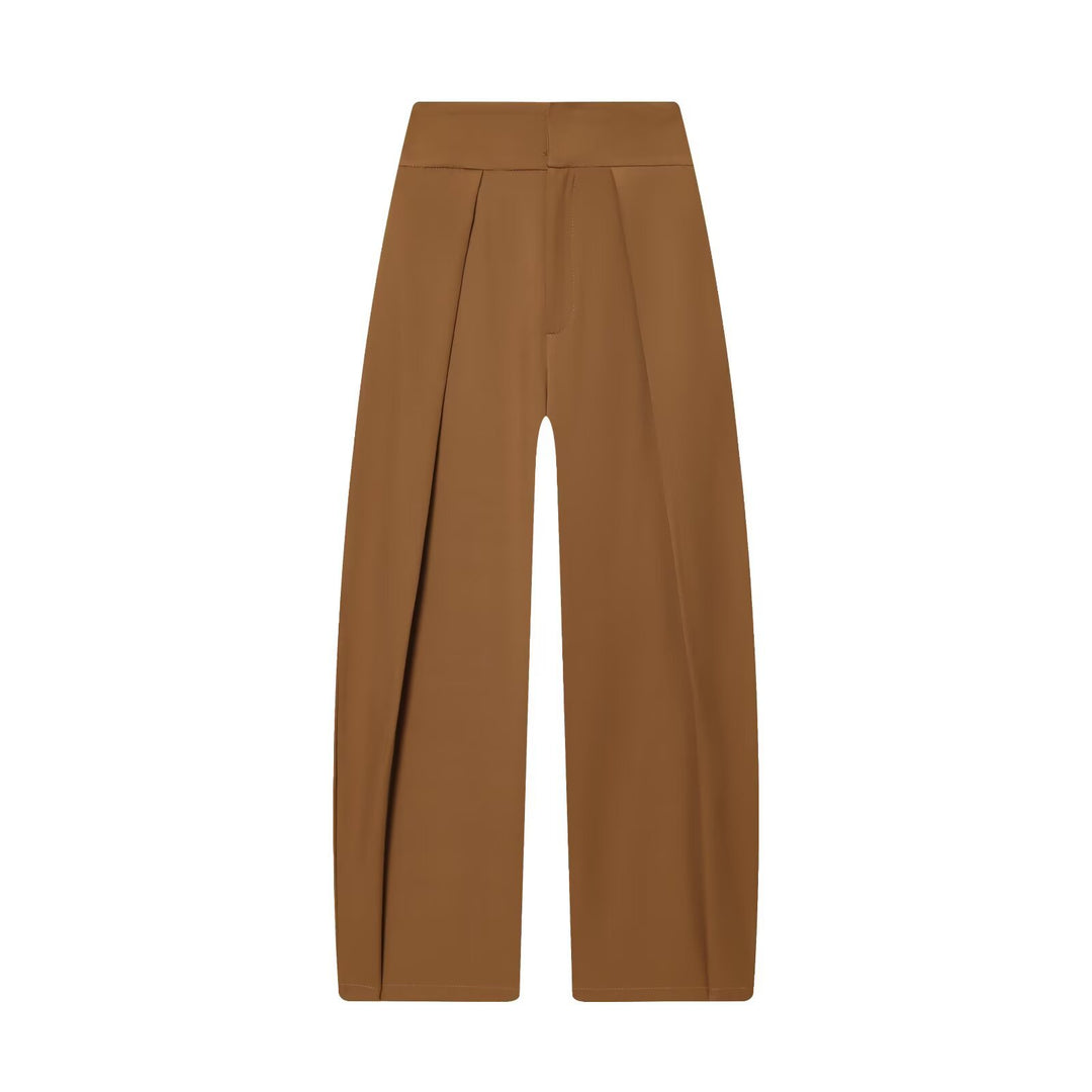 Dame elegant bred bukser med fine folder Skovae