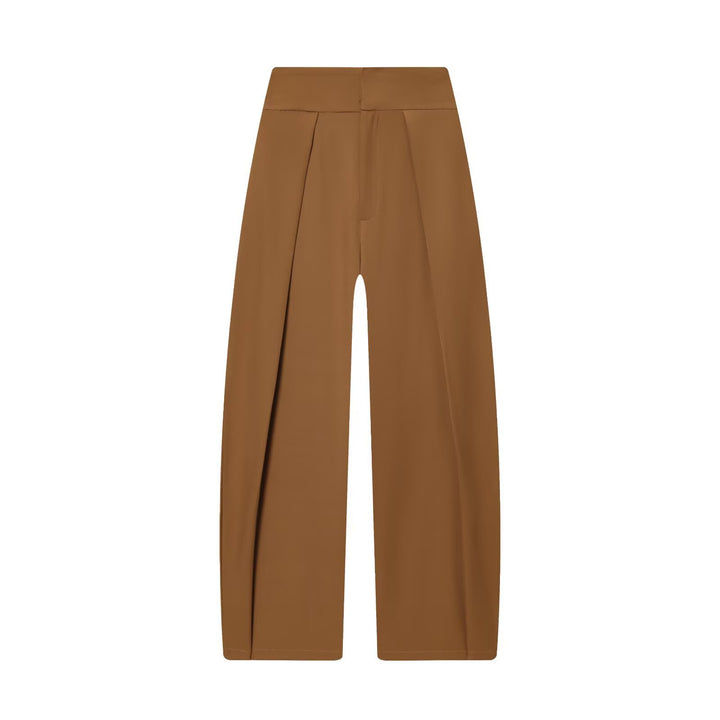 Dame elegant bred bukser med fine folder Skovae