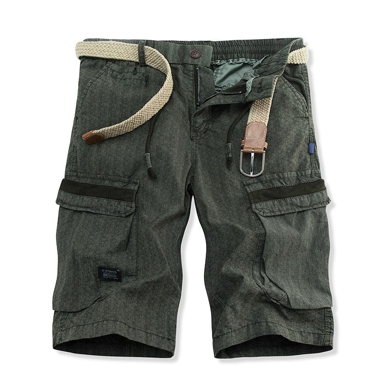 Herrer Multi-lomme Eventyr Cargo Shorts Stilla