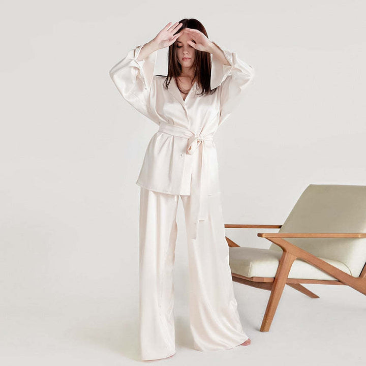 Dame luksuriøs satin pyjamas sæt Stilla