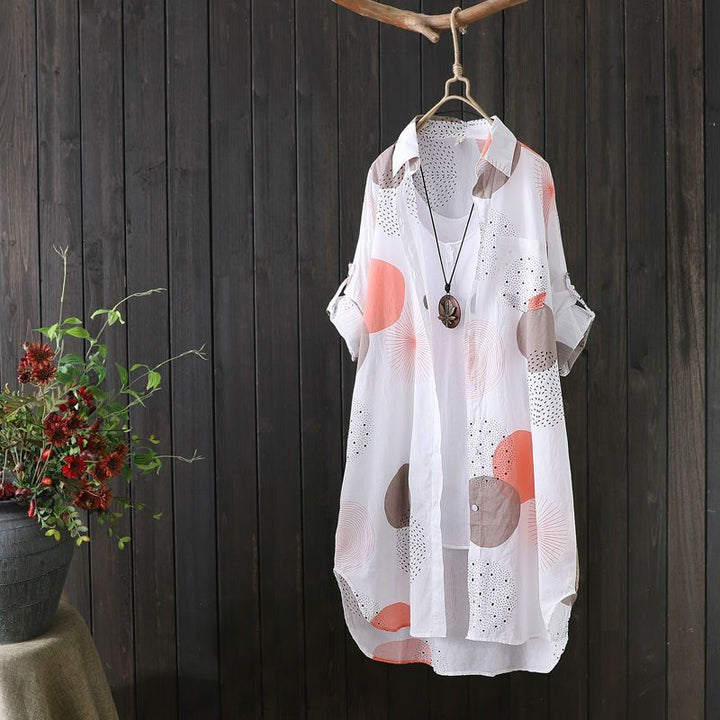 Damernes Lettere Kunstneriske Kimono Jakke Stilla