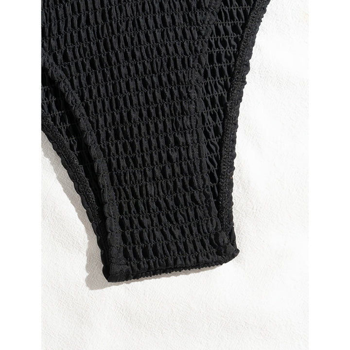 Dame Rynk Crop Top Bikini Sæt Stilla