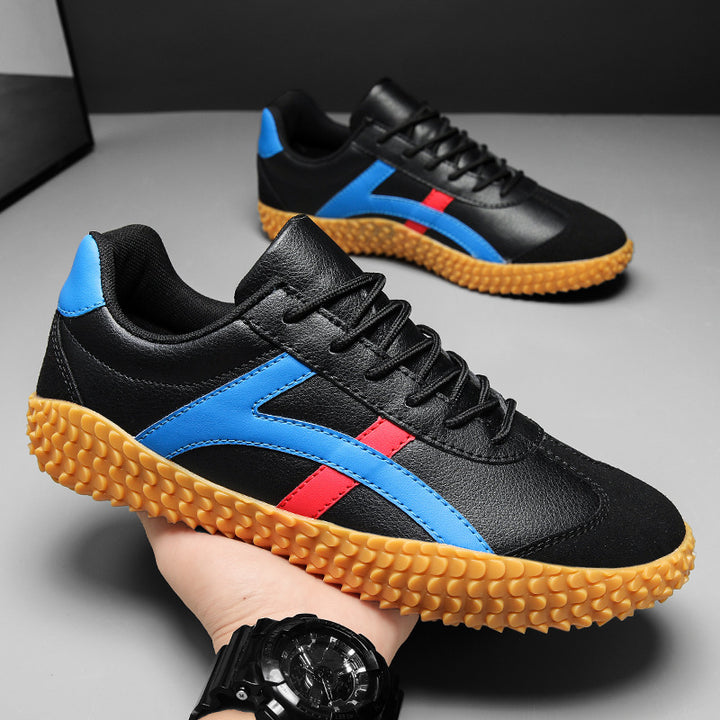 Unisex nan retro-urbane Mesh-sneaker med profileret gummisål og velourlæder tåhætte Skovae