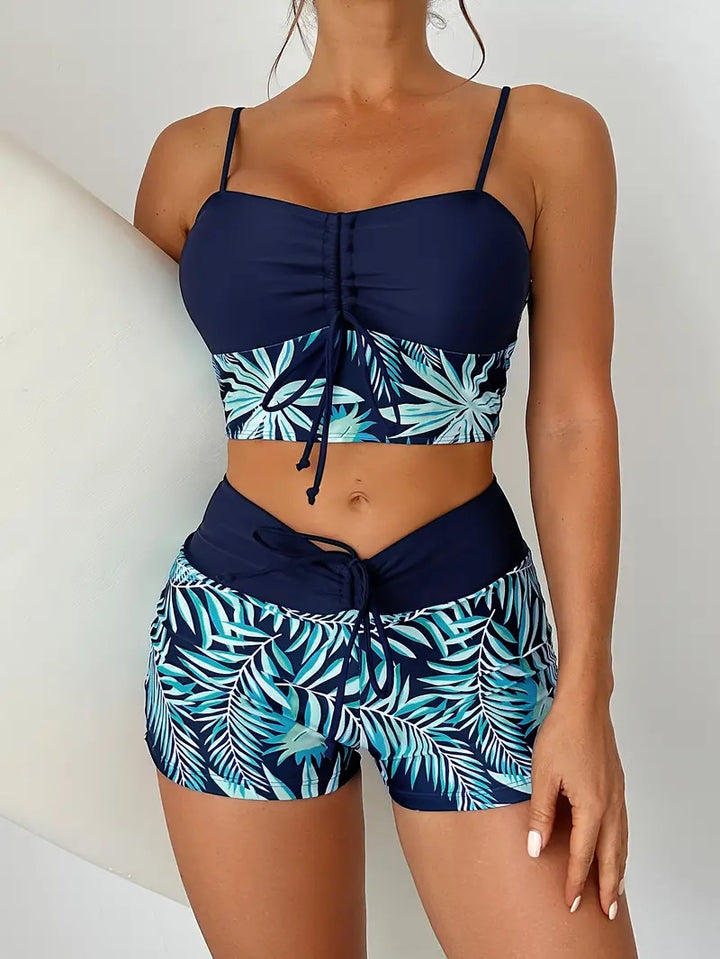 Dame Sporty bikini-top med shorts Skovae