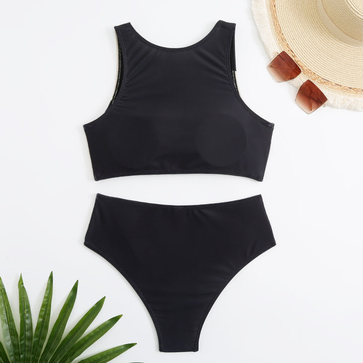 Dame High-Waist Bikini-Sæt Skovae