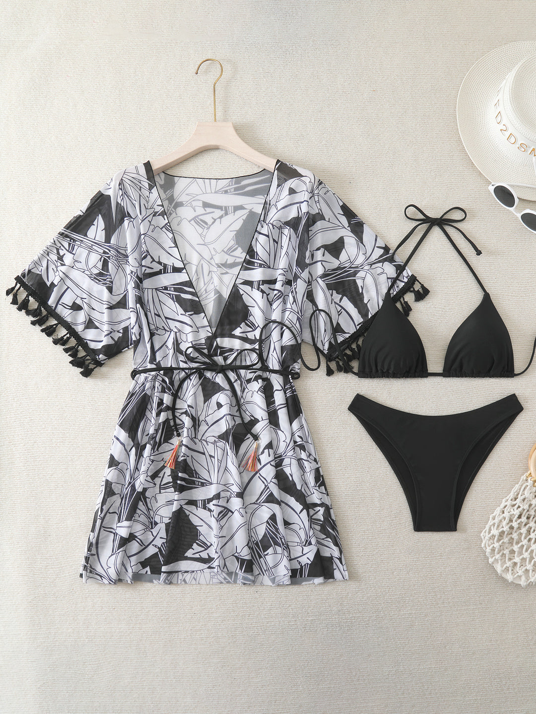 Damer Strandkjole med elegant kimono-lignende snit Skovae