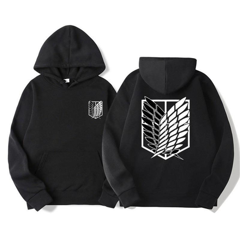 Kvinders hætte sweatshirt med klassisk anime design Skovae