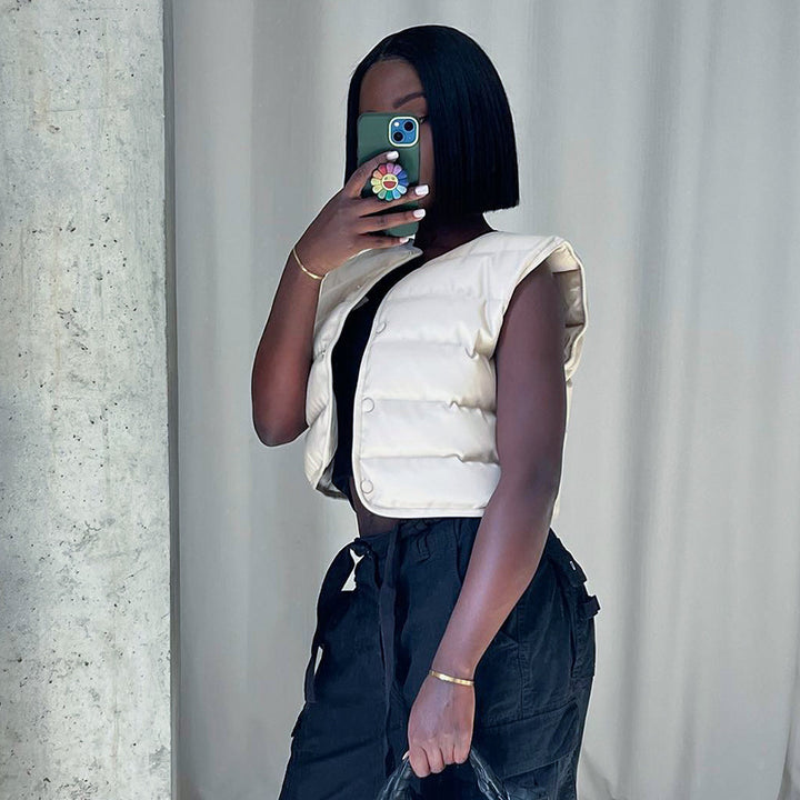 Femme Isoleret Ærmeløs Puffer Vest Stilla