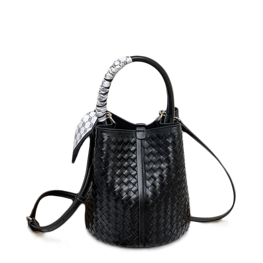 Kvinde Håndlavet Flettet Bucket Bag Skovae