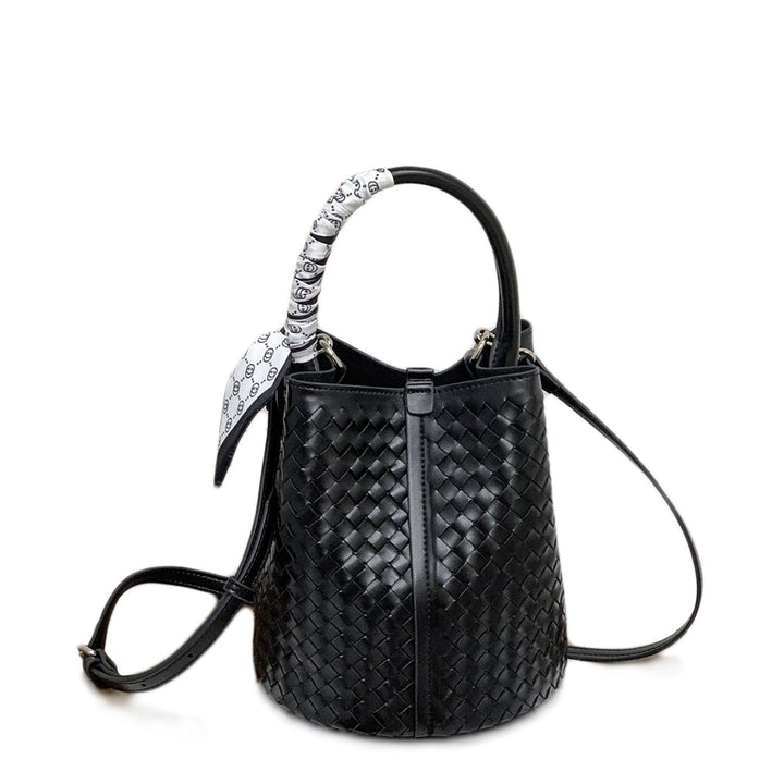 Kvinde Håndlavet Flettet Bucket Bag Skovae