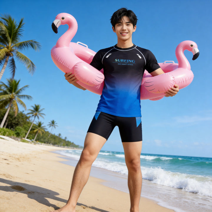 Dreng Surfshirt med UV-beskyttelse Skovae