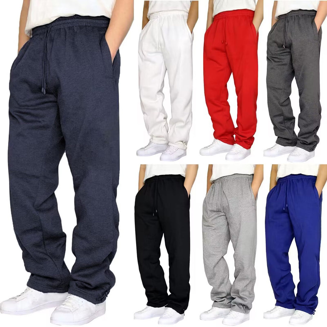 Kvinders komfortable sweatpants med sidelommer og elastisk talje Skovae