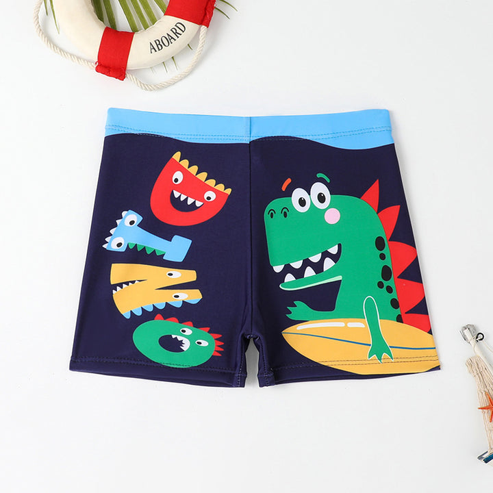 Drengernes bad shorts med maritimt motiv Skovae
