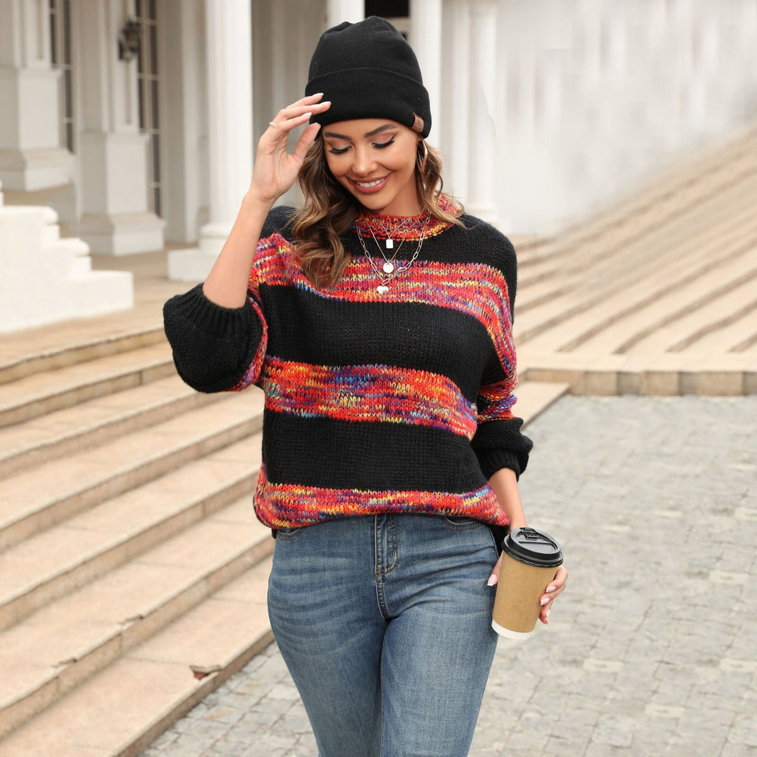 Stilla | Fashionabel sweater med stribemønster