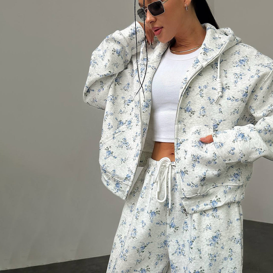 Damer blomster fritidsoutfit Stilla