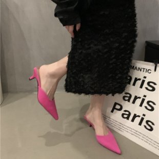 Damer Elegante Slingback-pumper med spids tåområde og trendy design Stilla