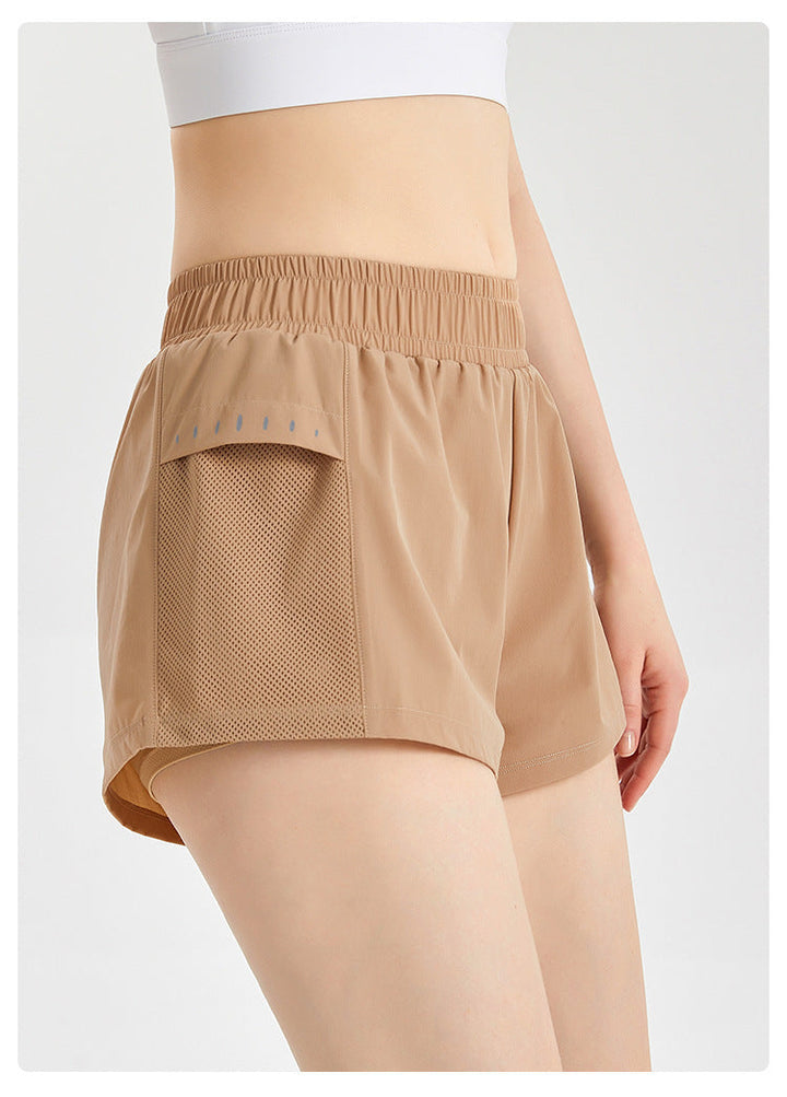 Stilla | Liv Anti Chafe Yoga Shorts Hurtør, Lommer & Mavekontrol