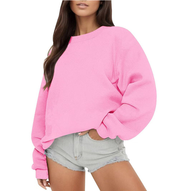 Kvinders sweatshirt med afslappet snit og voluminøse ærmer Stilla